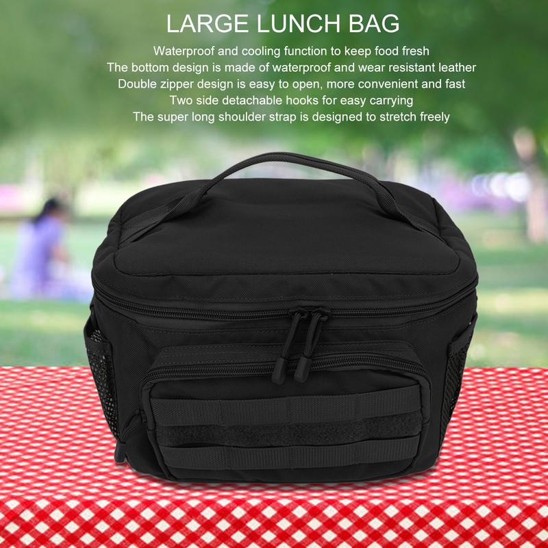 Insulated Lunch Bag Large Capacity Portable Lunch Box Thickened Leakproof
