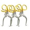 Gelpi Retractors with Sharp Point Tips, 3.5in Length, Self-Retaining Gold