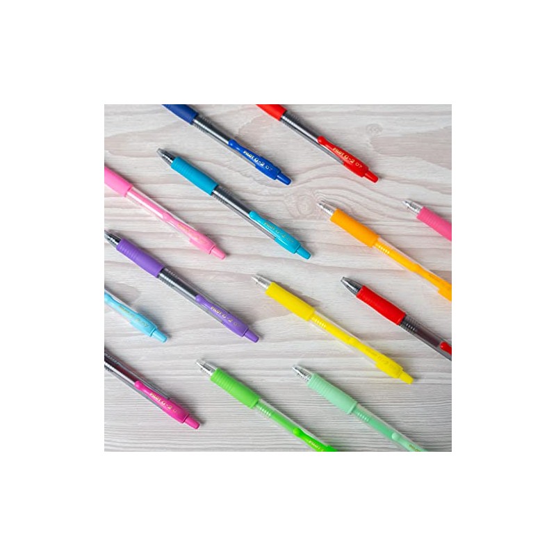 Pilot G-2 Retractable Gel Ink Rollerball Pens - 0.7mm Nib
