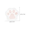 BIUDECO 3pcs Cat Paw Makeup Powder Puff Soft Blending Applicator