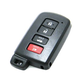 OEM Electronic 4-Button Smart Key Fob Remote Compatible with Toyota (FCC ID: HYQ14FBA, P/N: 89904-06140)