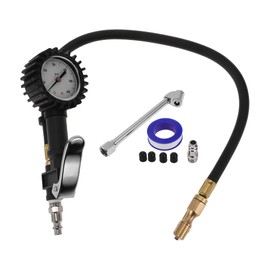 HEROFFIX 1Set Tire Pressure Gauge Gear Sleeve 0-60 PSI GHI01-A35-60PSI Air Pressure Meter for Cars