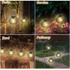 KagoLing 4PCS Solar LED Lantern Light Outdoor Garden Patio Path