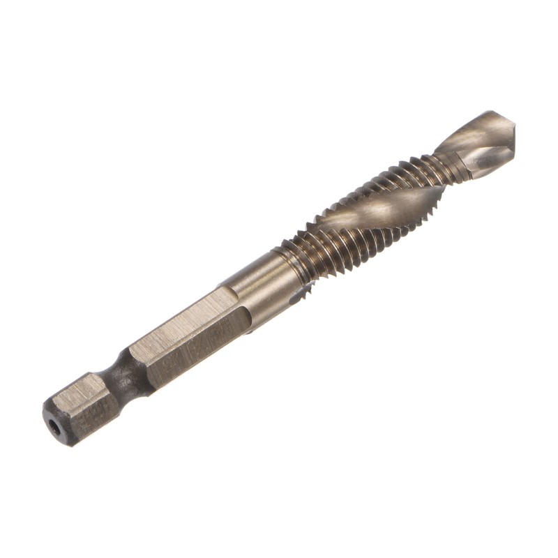 sourcing map Combination Drill and Tap Replacement Hex Shank High