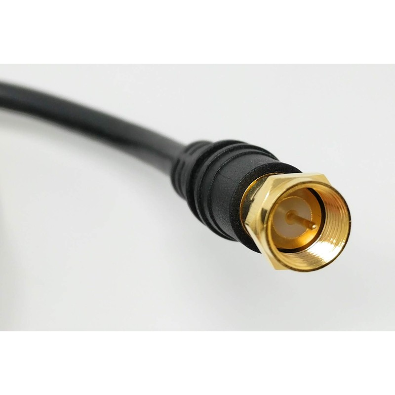 RiteAV 3 feet RG6 Coax Satellite/CATV Cable - Screw On