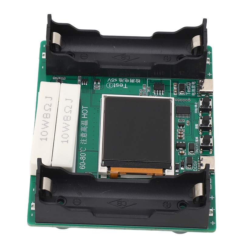 Battery Internal Resistance Tester 1.77 Inch Screen High Accuracy 18650