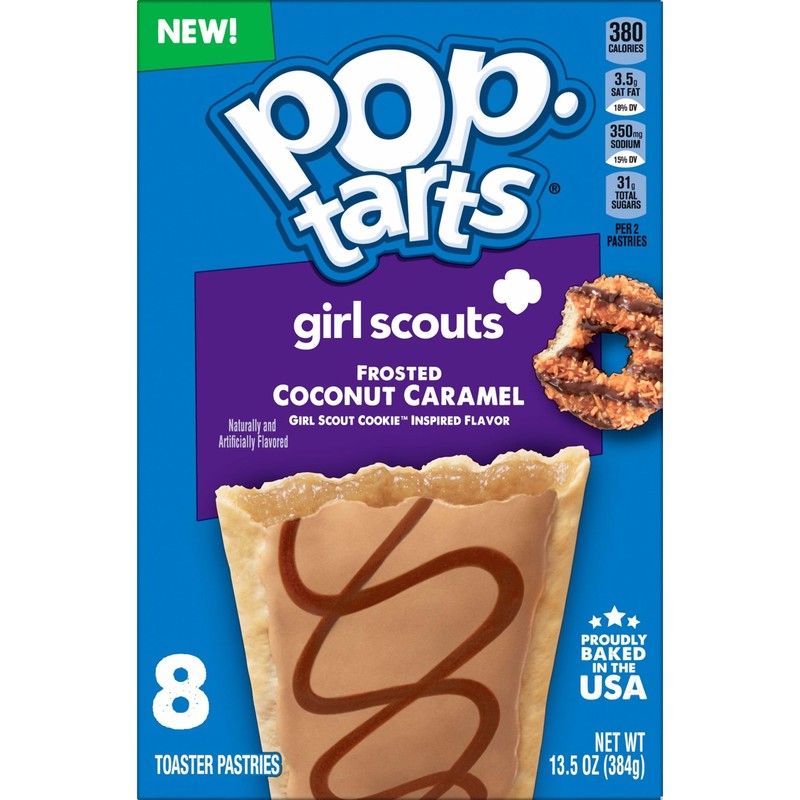 Pop-Tarts Girl Scout Toaster Pastries, Breakfast Foods, Kids Snacks, Frosted