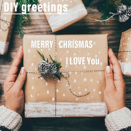 Llewyn 1635 Pieces 30 Sheets Letter Stickers,Vinyl Mailbox Numbers Alphabet Stickers,Self Adhesive Waterproof Decals for Mailbox,Bulletin Board,Window,Door,Sign,Address Number(1Inch White)