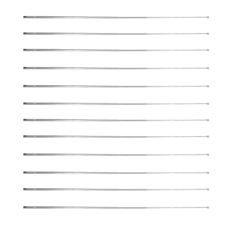 12PCS 2lbs Magnet Steel Sticks with Pocket Clip Telescopic Grabber