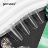 JODSONE Medium Oval Fake Press on Nails Pre-shape Round Gel