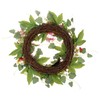 European Simulation Spring Wreath Artificial Flower Lintel Wreath Hanging Decoration