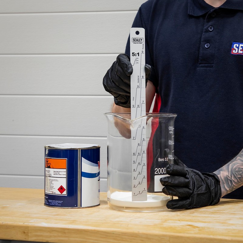 Sealey Paint Measuring Stick, Aluminium, 5:1/5:3 - PA08