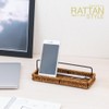 Nakabayashi RSS-PT01BR Rattan Style Penttray Brown