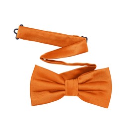 Bow Tie Milkman Outfit Ties For Tuxedo Pre-tied Bowtie Groom Satin Lazo Orange