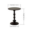 OINKSAAK,Round Side Table，Accent Table，Small end Table，Living Room Tables，Drink Table，Outdoor Side