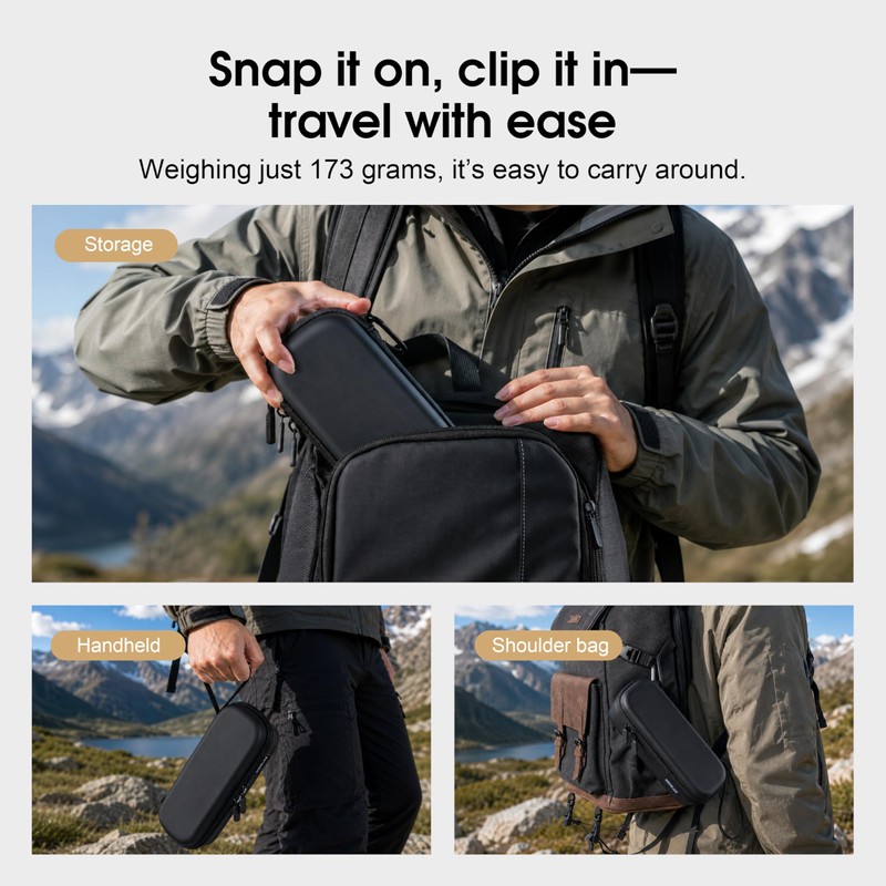 Coyktonty Waterproof Carrying Case for Insta360 Luna Ultra (for Original