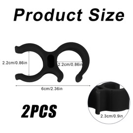 2pcs Shower Head Holders, Universal Shower Head Holder Bath Chair Showers Holder Attachment for Elderly Disabled Users Accessories for Bath Stool Transfer Bench Showers