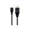 Monoprice Heavy Duty Power Cord - Locking NEMA L5-20P to