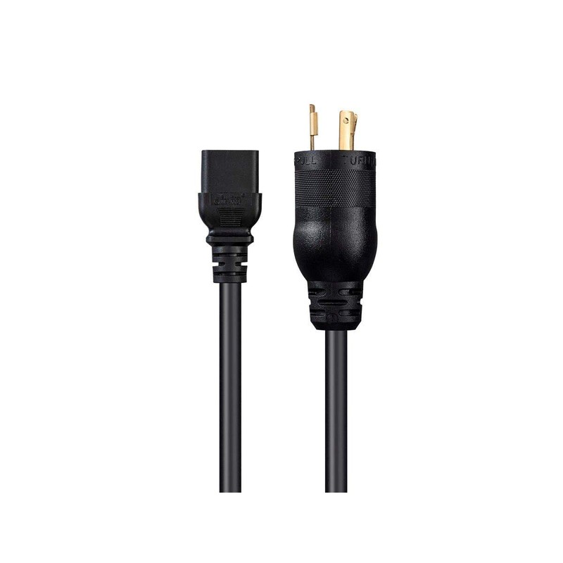 Monoprice Heavy Duty Power Cord - Locking NEMA L5-20P to