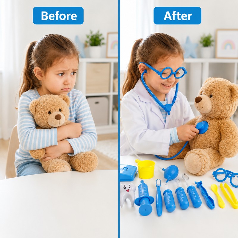 30-Piece Doctor Play Set for Pretend Medical Care – Educational