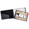 eco-eco A5 50% Recycled 20 Pocket Black Landscape Presentation Display