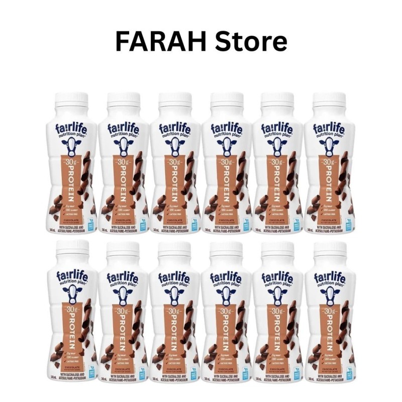 Fairlife Nutrition Plan High Protein Shake, Chocolate, 11.5 fl. oz.,
