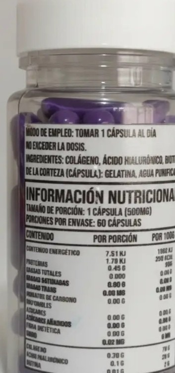 Biotina  Ácido Hialunico  Vitamina E 60pz