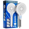 HERLUX High Pressure Shower Head- 3-mode Handheld ShowerHead- Removable &