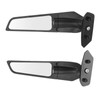 SOULONG Motorcycle Wing Mirrors 1 Pair Aluminum Rotating Side Mirrors