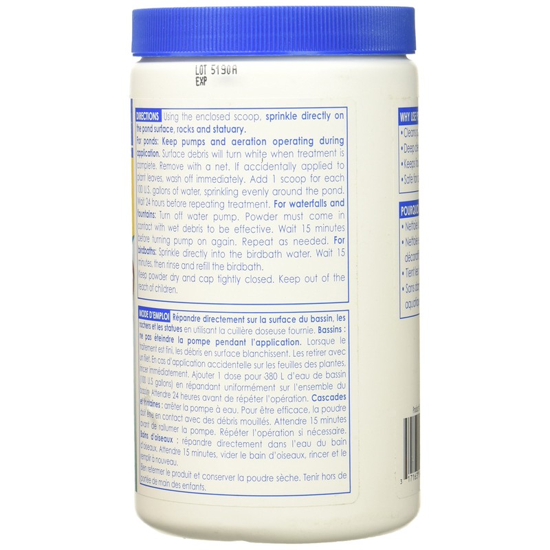 API POND & WATERFALL CLEANER Pond Cleaner 2.2-Pound Container