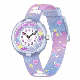 Flik Flak Girl Kids Watch Biosourced Quartz Waterproof Cuddly Unicorn