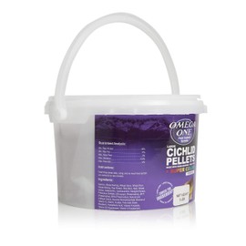 Omega One Super Color Sinking Cichlid Pellets, Large, 3 lb x1