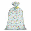 WRAPAHOLIC 56" Large Plastic Gift Bag - Easter Rabbit and