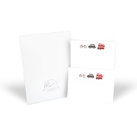 Me Loovely London Travel Letter Writing Paper and Envelopes Set A5 Size Writing Papers Stationery Supplies for Invitation Love Letter & Gift (10 Letters & 10 Envelopes with Gift Envelope)