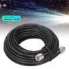 RF Coaxial Cable Black UHF Male to PL259 Electronic Converter