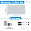 MAKUANG Dry Erase Desk Mat with Organosilicon Surface, Erasable Writing