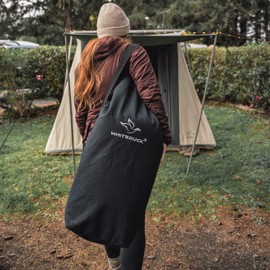 WHITEDUCK 21"x36" (260L) Top Load Canvas Duffel Bag – Military-Grade, Tear-Proof & Weatherproof, Heavy Duty for Travel, Outdoors & Military Use, with Padlock Compatibility, 5 Colors