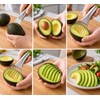 2-in-1 Stainless Steel Avocado Slicer for Fruit Prep – Easy