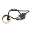 Smart Ring Aluminum Alloy Pedometer Sleep Temperature Tracking Lightweight Smart