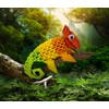 Creagami 3178717 Origami 3D Paper Sculpture Chameleon, Craft Set for