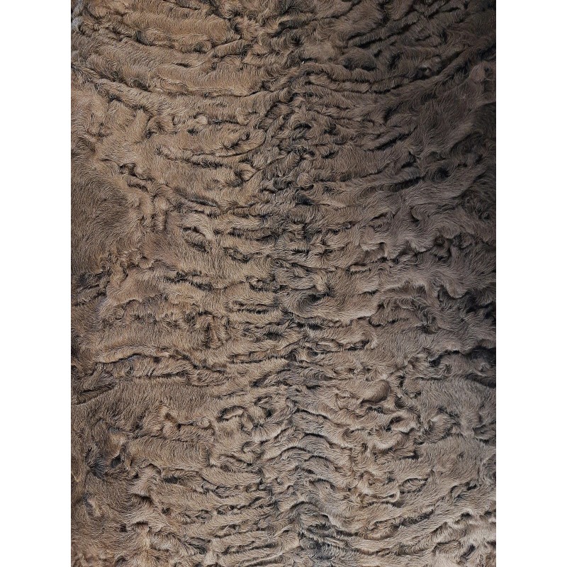 Karakul (Persian Lamb) Hide, Brown, Very Unique