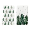 Artoid Mode Green Xmas Tree Merry Christmas Kitchen Towels Dish