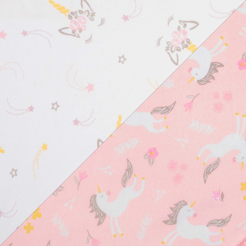 Sammy & Lou 2 Pack Microfiber Fitted Crib Sheets, Mystical