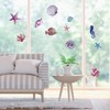 Housoutil Shells Bathroom Sea World Wall Paste Shells Wall Stickers