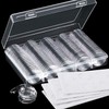 100 Pcs 30 mm Coin Capsules +100 Protect Gasket Coin
