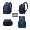 Primary and Secondary School Students Backpack Waterproof Schoolbag with Lunch
