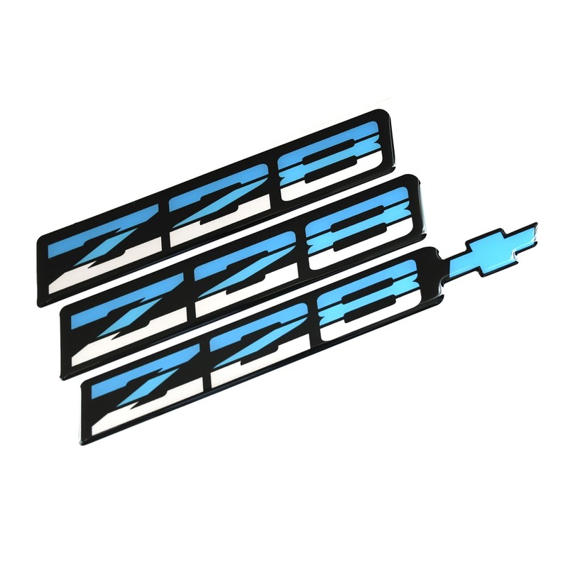 Set New Z28 Rocker Panel & Rear Bumper Emblem Replacement