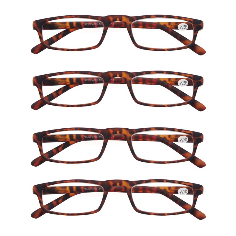 MODFANS - Gafas de lectura - 4 pares de lectores