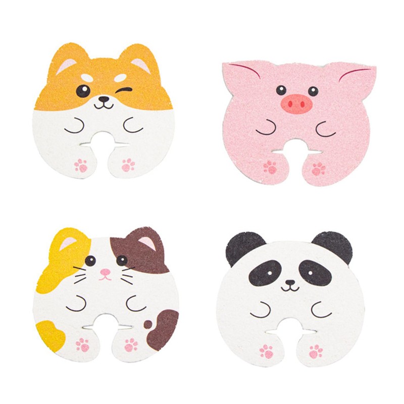 4 Pcs Cleaning Sponges, Cute Animal (Pig, Dog, cat, Panda)