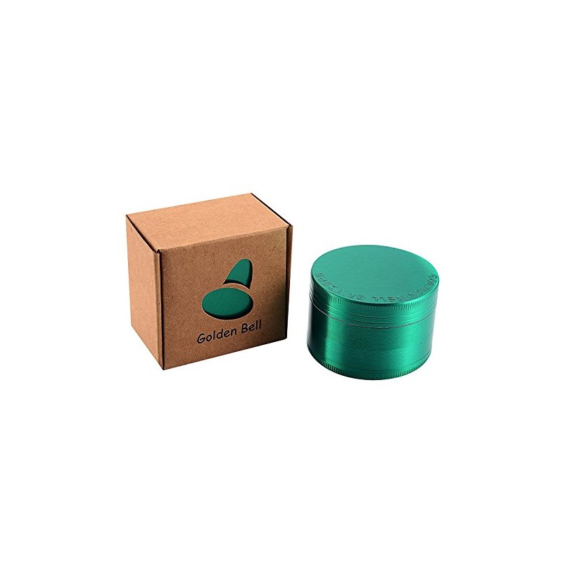 LIHAO 2" Grinder 4 Piezas Grinder Metálico con Rascador Polen